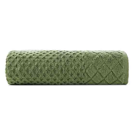 Акція! Банний махровий рушник Ideal Textile 70х140 см Узбекистан 550 г/м2 Оливка Чернівці