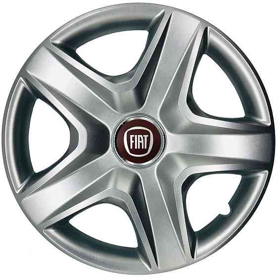 Автомобільні модельні ковпаки R13 Fiat 101 4шт, SJS, сріблясті Київ