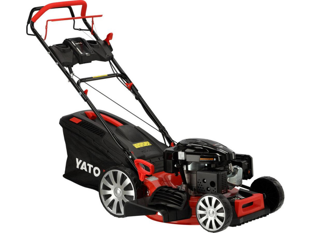 Газонокосарка бензинова YATO з приводом: 3,5кВт, ширина різання: Ø= 51 см, травозбірник- 62л Одеса - фото 1