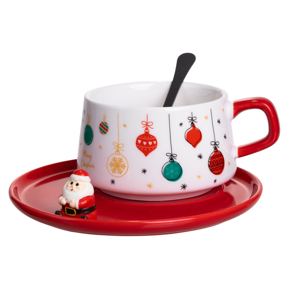 Новогодний рождественский фарфоровый набор 