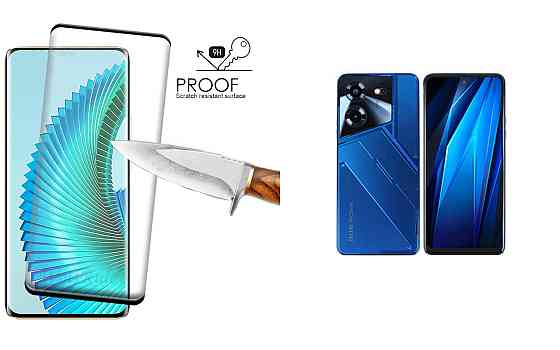Захисне скло HyperGlass Pro для Tecno POVA 5, POVA 5 Pro – максимальна чутливість та захист Київ
