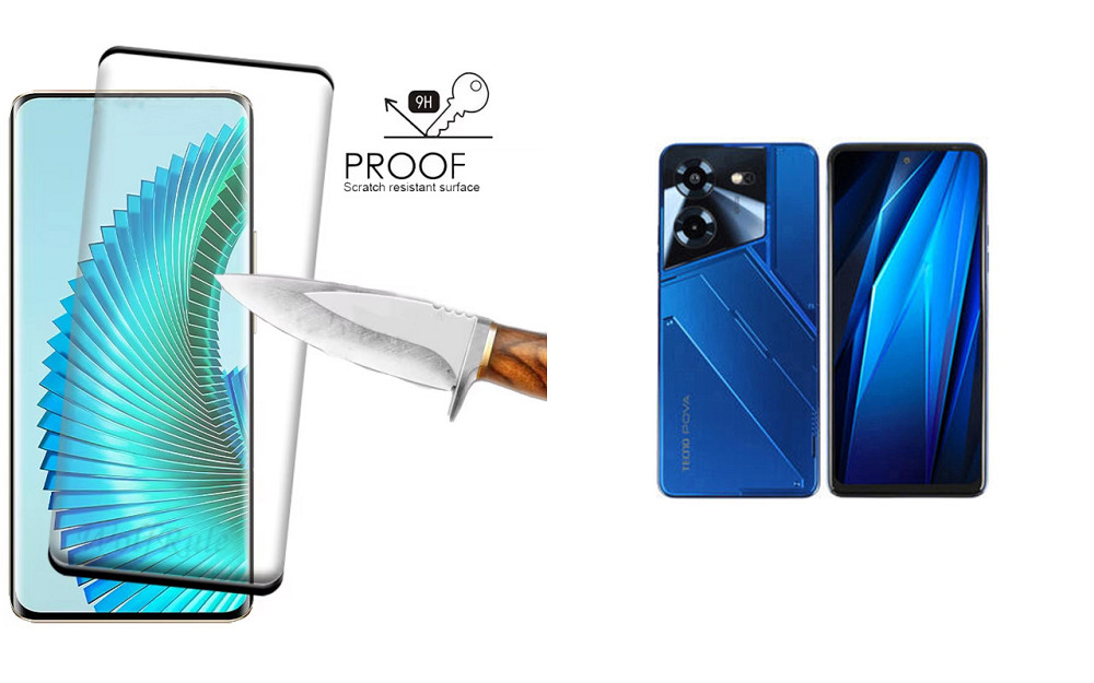 Захисне скло HyperGlass Pro для Tecno POVA 5, POVA 5 Pro – максимальна чутливість та захист Київ - фото 1