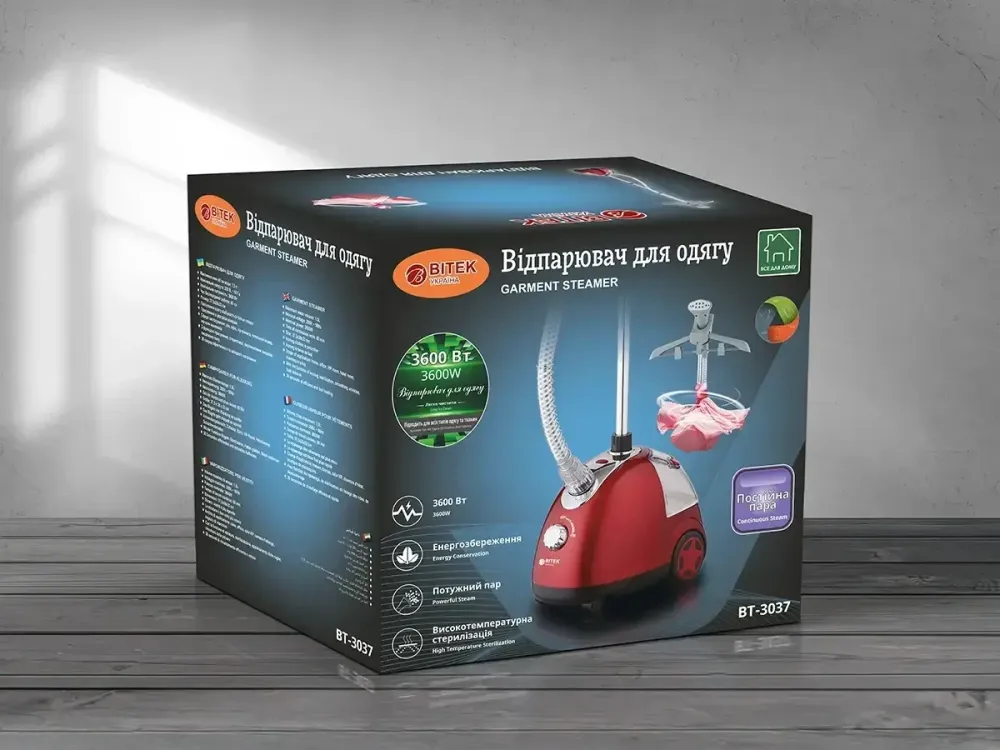 Відпарювач для одягу 3600Вт BITEK BT-3037 6716 Одеса - фото 6