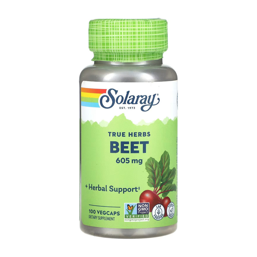 Коріння буряка Solaray Beet Root 605mg 100 caps Київ - фото 1