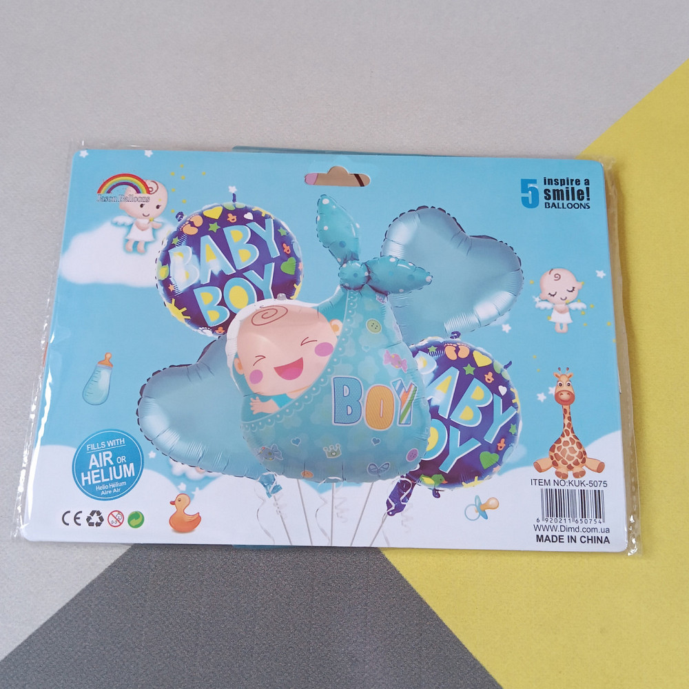 Набор воздушных шаров baby boy (5 предметов) Киев - изображение 2