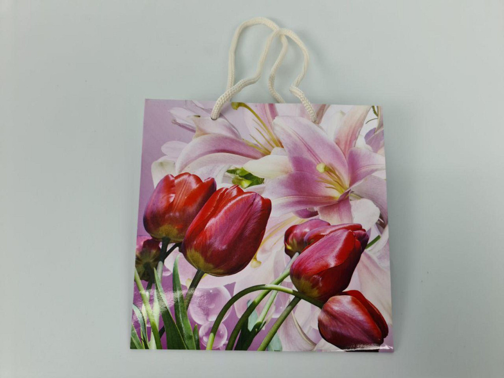 Пакет подарунковий під чашку 16/16/8 (артЧ-192) (12 шт.) Харків - фото 2