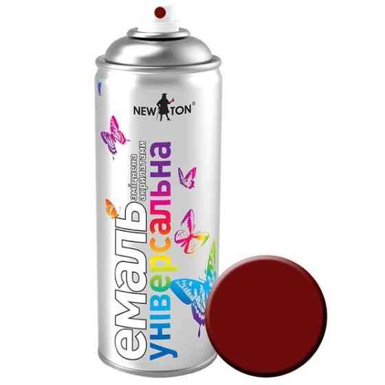 Емаль універсальна 400мл 3011 вишневий аерозоль NEW TON Житомир