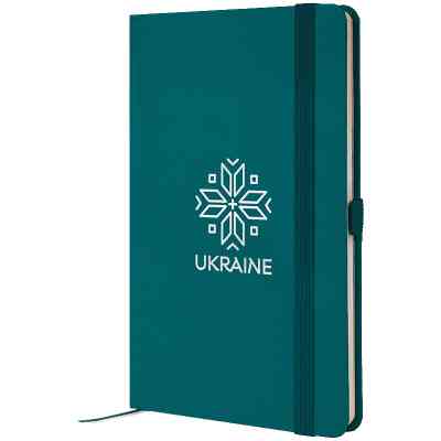 Книга записна Axent Partner Вишиванка 125x195 мм, 96 аркушів, клітинка, малахітова (8201-31-7-A) Вінниця