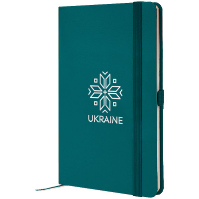 Книга записна Axent Partner Вишиванка 125x195 мм, 96 аркушів, клітинка, малахітова (8201-31-7-A) Вінниця - фото 1