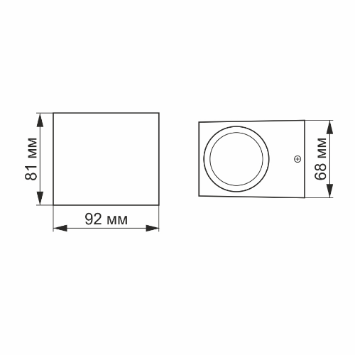 LED Світильник архітектурний VL-AR011 GU10 220V IP54 Videx Житомир
