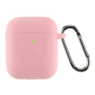 Чохол для навушників Armorstandart Ultrathin Silicone Case With Hook для Apple AirPods 2 Pink (ARM59688) Вінниця