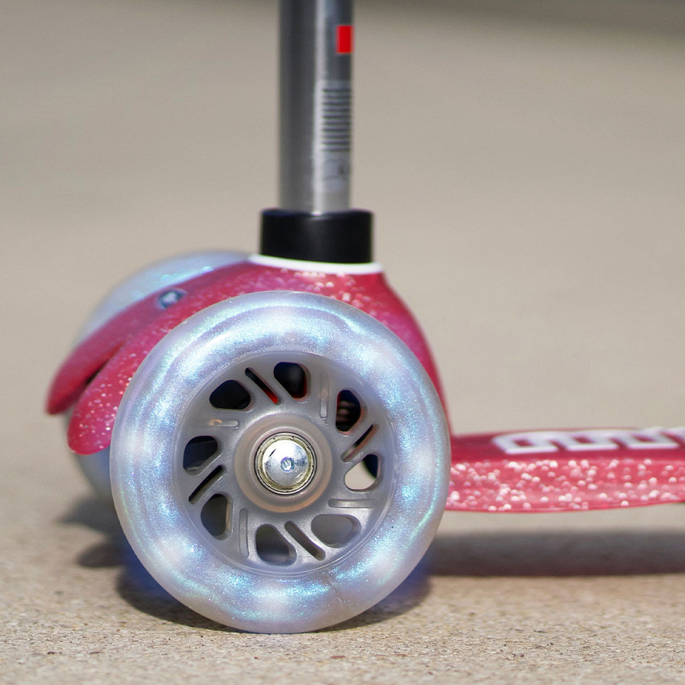 Самокат Micro серії Mini Deluxe Fairy Glitter LED – Рожевий Дніпро - фото 8