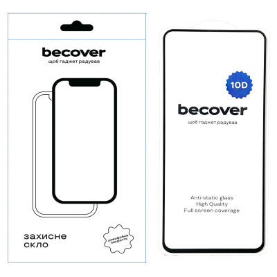 Скло захисне BeCover Oppo А60 4G / A3 / A3x 10D Black (712354) Вінниця - фото 1