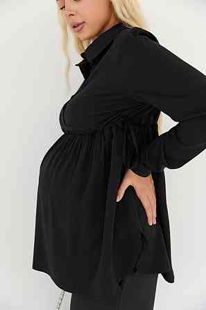 Блузка для беременных и кормящих со шнуровкой Venice Lullababe размер XL (48) Черный Кривой Рог