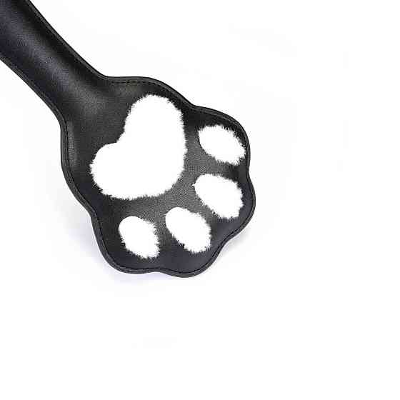 Паддл в виде кошачьей лапки Liebe Seele Round Paddle Black/White Sex Aura Киев