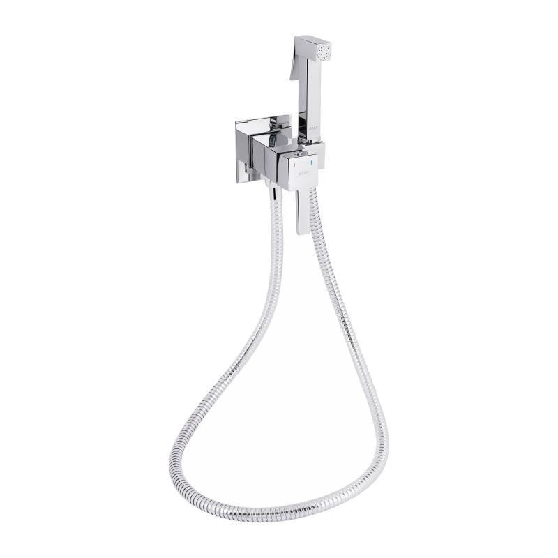 Гигиенический душ из латуни Qtap Inspai-Varius прямоугольный QTINSVARCRMV00440201 Chrome Харьков - изображение 1