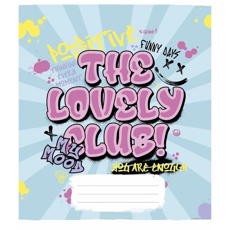 Зошит загальний "Graffiti style" 048-3327L-4 у лінію, 48 аркушів Вінниця - фото 1