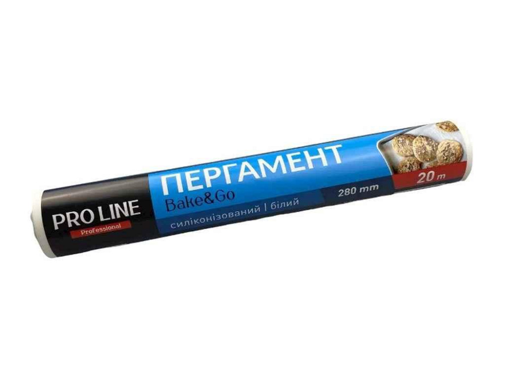 Пергамент для випікання 20м Білий 28см силікон ТМ ProLine Київ - фото 1