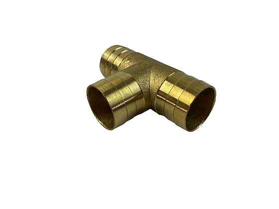 Перехідник шлангів обігрівача (D 25х25х25) латунь (трійник) Мукачево