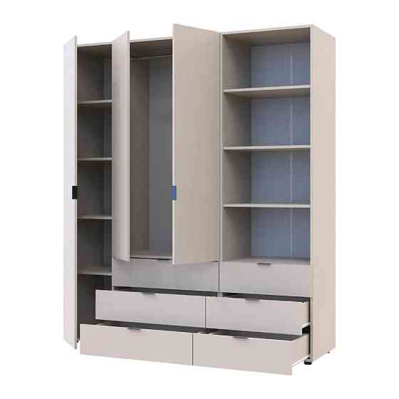 Шафа для одягу Doros Гелар Кашемір 3ДСП з пеналом 176.2х49.5х203.4 (DRS-011922) Львів