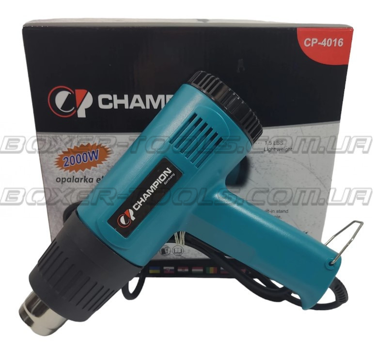 Электрическая тепловая пушка CP-4016 2000 Вт, 230 В, до 600 °C для сушки, обогрева, удаления краски Одесса - изображение 2
