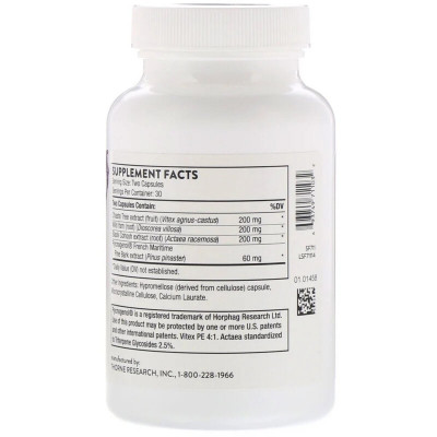 Трави Thorne Research Підтримка при менопаузі, Meta-Balance, 60 капсул (THR-71103) Вінниця - фото 2