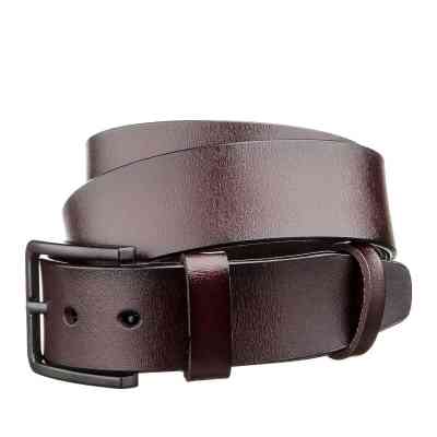 Ремень Vintage Мужской кожаный Коричневый (20221) Винница