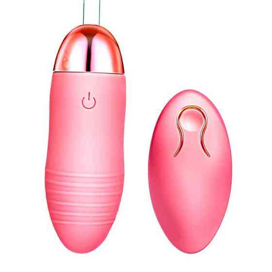 Яскраве віброяйце з Д/У USB - Блакитний - Вібратори Вінниця