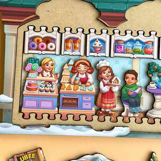 Двошаровий пазл-вкладиш "Магазин іграшок" PSD304 (ПСД304) Вінниця