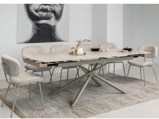 Стілець М-120 перлинний + капучино Дніпро