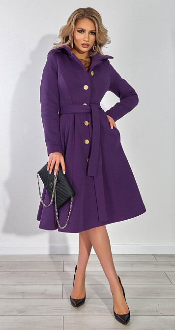 М'яке приталене пальто (42) Київ - фото 2