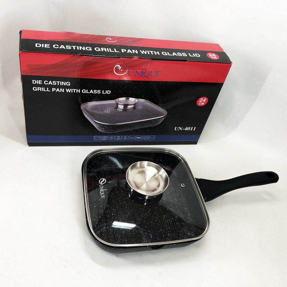 Сковорода для індукційного приготування Unique UN-4011 24см, Сковорода для любителів готувати GN-95 Львів - фото 9