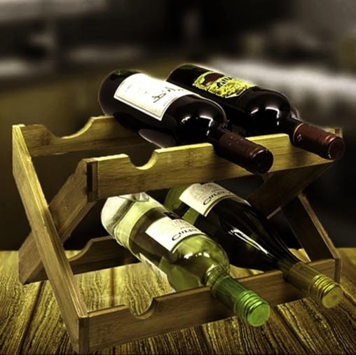 Настольная винная полка 