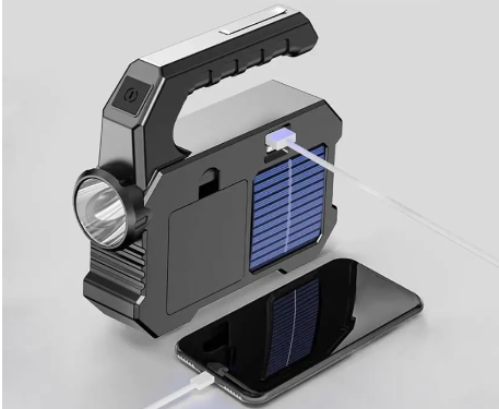Ручной светодиодный аккумуляторный фонарь лампа Multifunctional portable lamp KJ-208 с функцией паве Киев