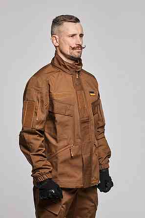 Військова чоловіча літня куртка койот , матеріал ріп стоп , польова тактична койот куртка Львів