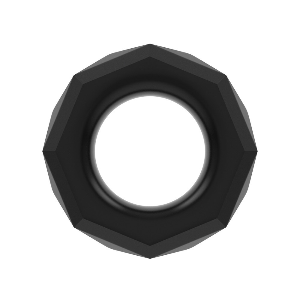 Ерекційне кільце - Power Plus Cockring 4 Black Sex Aura Київ - фото 4