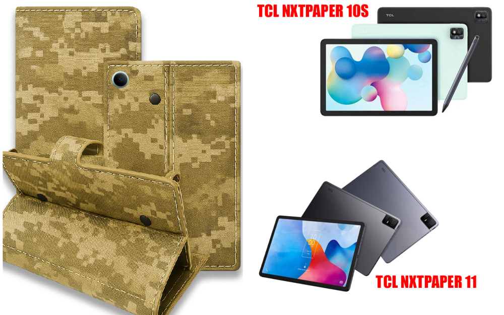 Книжка-трансформер для планшета Tcl Nxtpaper 10S, Nxtpaper 11, колір Black Pixel Київ - фото 1