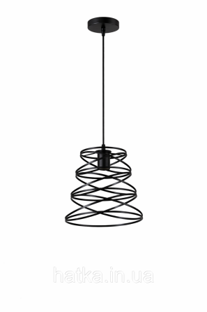 Светильник подвесной на 1 плафон VALESO XL9115 черный для спальни и кухни Киев