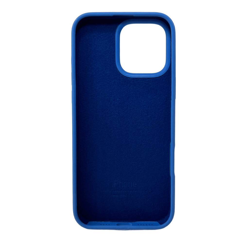 Чохол Silicone Full Case для iPhone 16 Pro, Синій Київ - фото 5