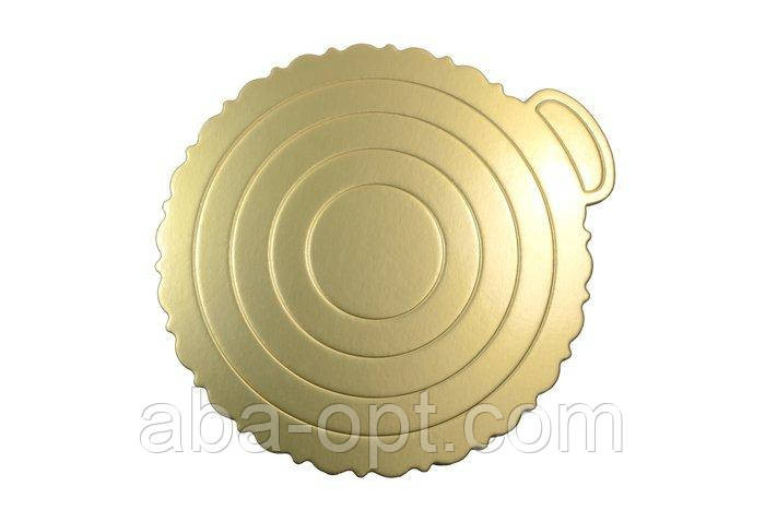 Подкладка под торт серебряная круглая Ø 22 см ( шт ).Aba-Opt Одесса - изображение 1