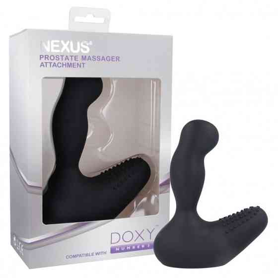 Массажер простаты Nexus Prostate Attachment-насадка для Микрофона Doxy, черный Sex Aura Киев