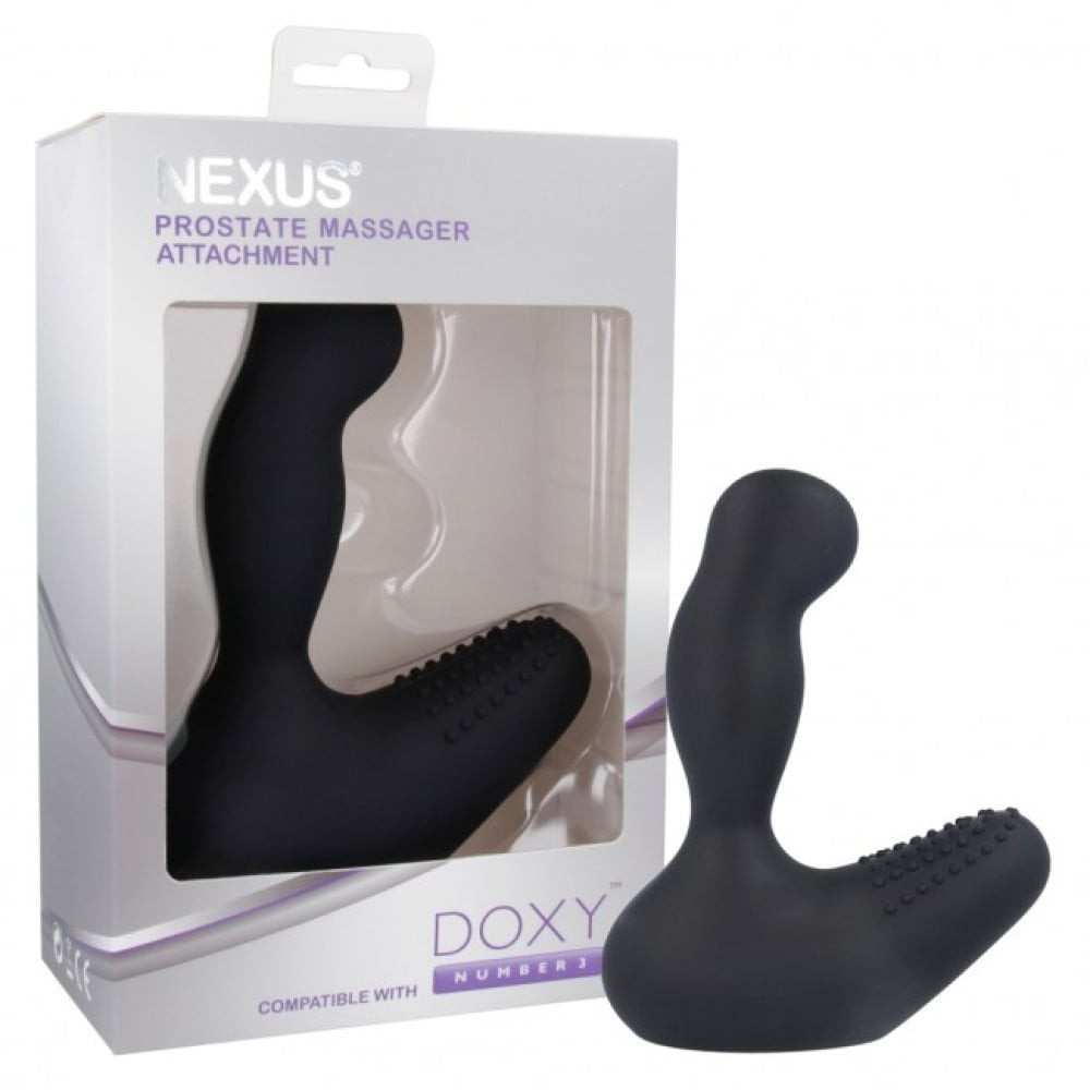 Массажер простаты Nexus Prostate Attachment-насадка для Микрофона Doxy, черный Sex Aura Киев - изображение 2