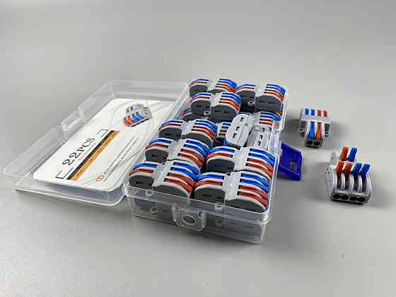 Набір з'єднувачів автопроводу від 0.08-4.00 мм (22 штуки) струм 32А Мукачево