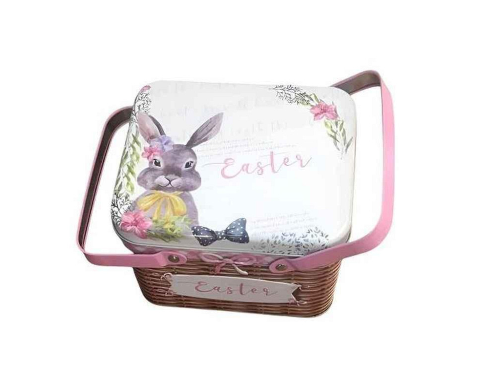 Корзина крупнокодная Easter Bunny 15х12,5х10,5см R40527-R ТМ STENSON Киев - изображение 1