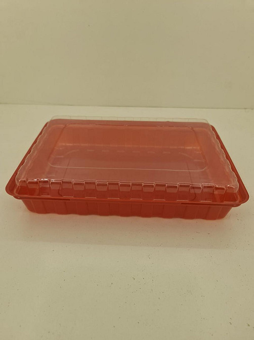 Упаковка для суші ПС-61 Червона 27,8*19,5*40 (50 шт) Харків - фото 2