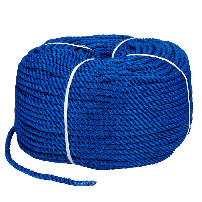 Веревка Polyester 3 Strand Rope 10Mm*30M Blue Дніпро - фото 2