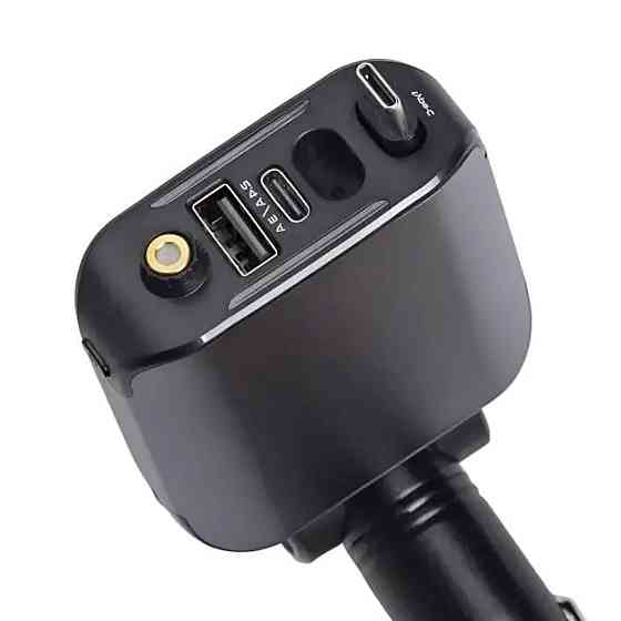 Автомобільний зарядний пристрій LED-проекція, зі швидкою зарядкою та висувним кабелем Type-C HP-E1 Коломия