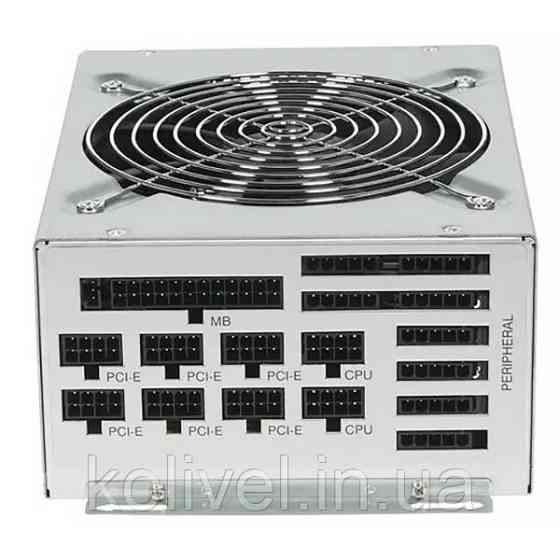 БЖ 1200W FSP FSP1200-50AAG 80+ GOLD, 6xPCI-E6+2, 135mm fan, Modular, C20, brown box (FSP1200-50AAG) Киев