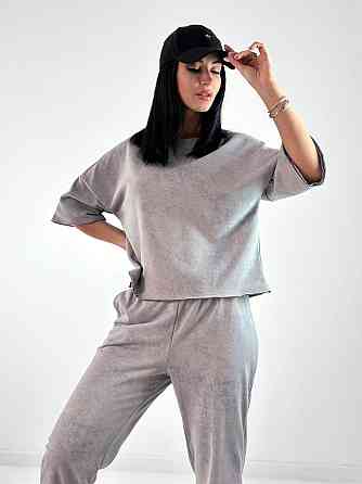 Жіночий костюм з турецької двонитки петля з ефектом tie dye "George"| Норма| Розпродаж моделі Київ