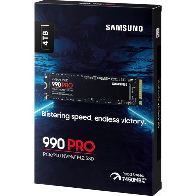 Накопичувач SSD M.2 2280 4TB 990 PRO Samsung (MZ-V9P4T0BW) Вінниця - фото 7